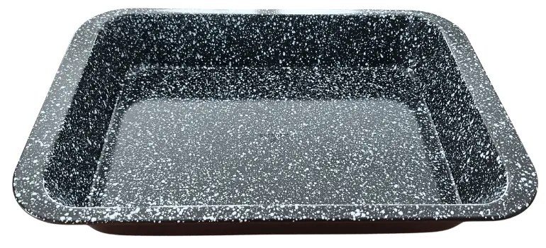 Tava Inalta de Copt Ceramica Blaumann Cerastone cu Capac din Plastic, 36x24,5x5,5 cm ,   Eleganta si Functionalitate in Bucataria Ta
