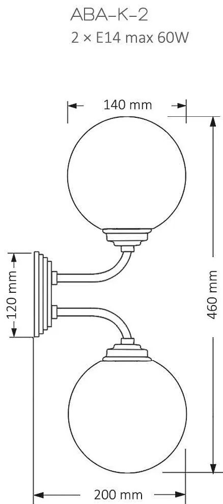 Aplica moderna realizata manual Abano