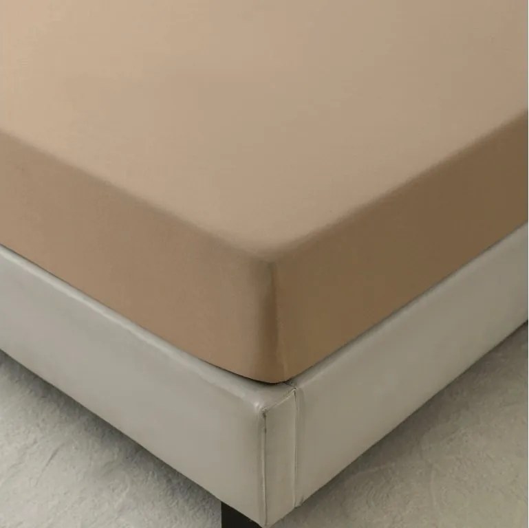 Cearsaf din microfibra MICROVELLE bej 90x200 cm