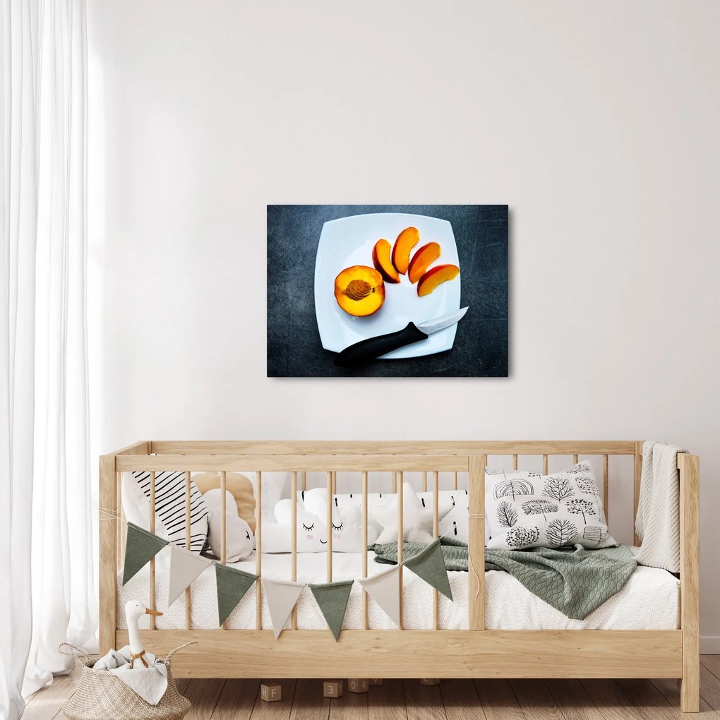 Tabloul cu piersică (70x50 cm)