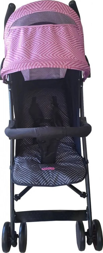 Carucior sport tip umbrela Baby Care™ PRO 803B , Spatar reglabil in 7 trepte, Pozitie somn, Amortizoare, Frana picior,Pliabil , Fucsia cu Imprimeu