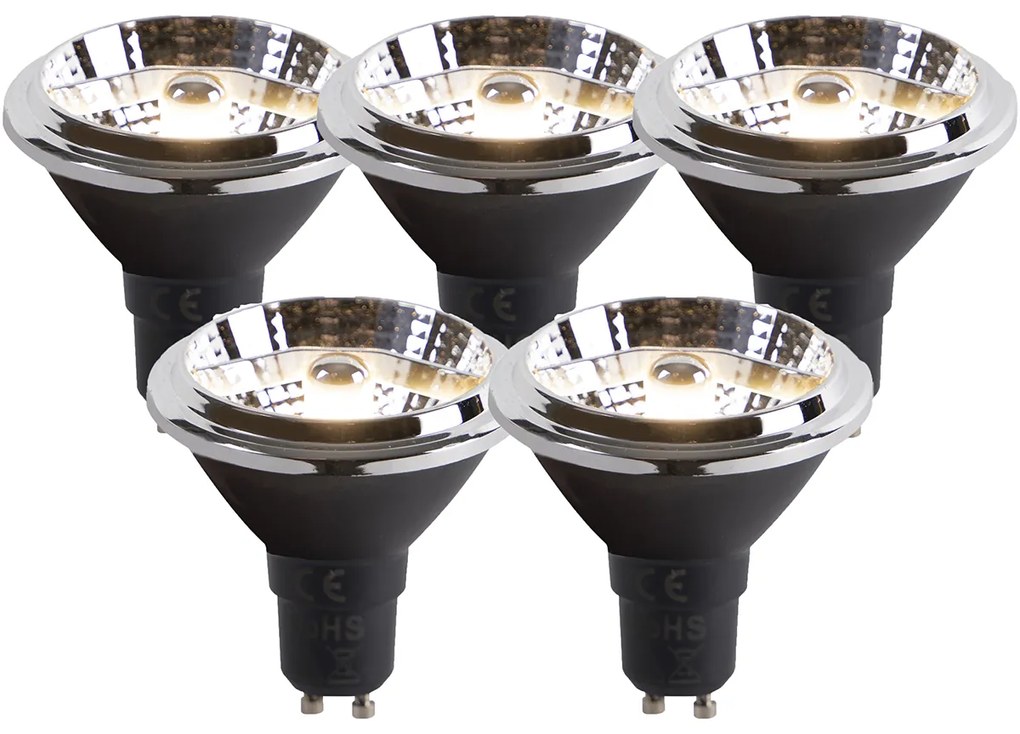 Set de 5 becuri LED GU10 dim to warm AR70 6W 2000K-3000K