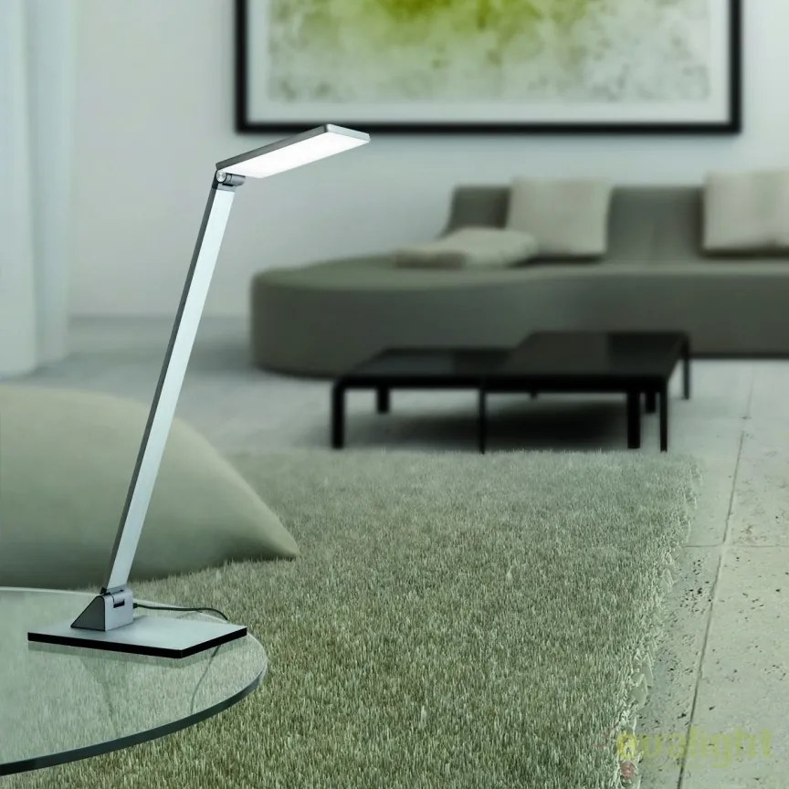 Veioza LED / Lampa de birou moderna reglabila Work LA 4-1172/1 Alu-matt OR