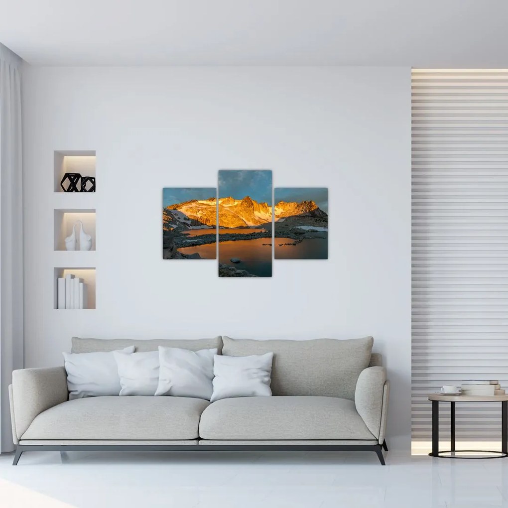 Tablou cu peisaj montan (90x60 cm)