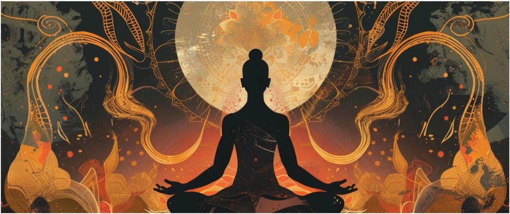 Tablou - Meditație (120x50 cm)
