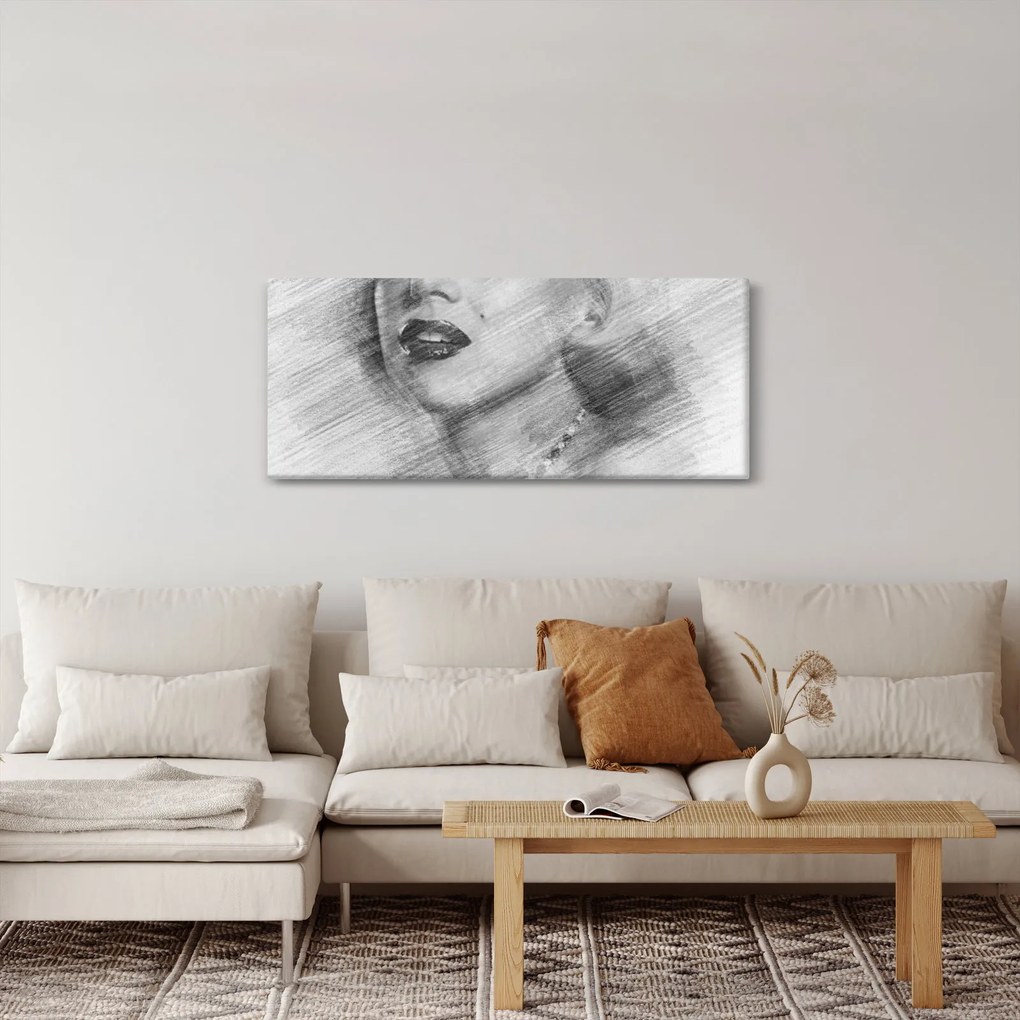 Tablou - Portretul lui Marilyn Monroe (120x50 cm)