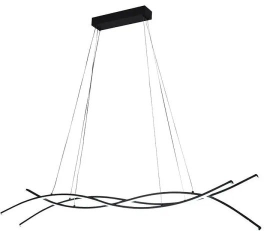 Lustră LED dimabilă aplicată LED/80W/230V 3000-6500K + telecomandă