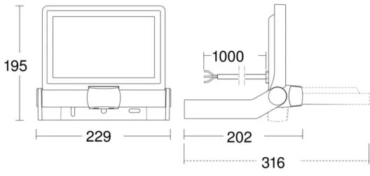 Proiector LED cu senzor Steinel 065249 XLED ONE LED/18,6W/230V IP44