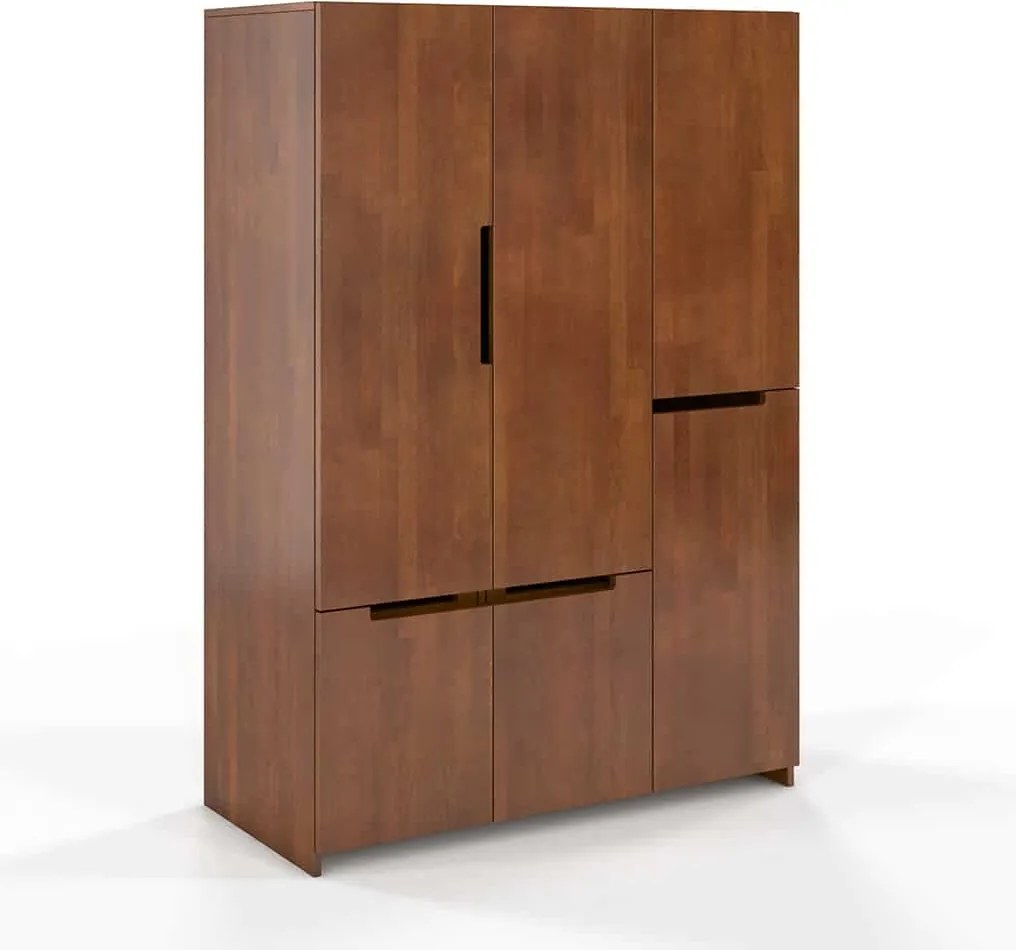 Dulap lemn masiv TerraCraft Fag, 128 × 60 × 180 cm