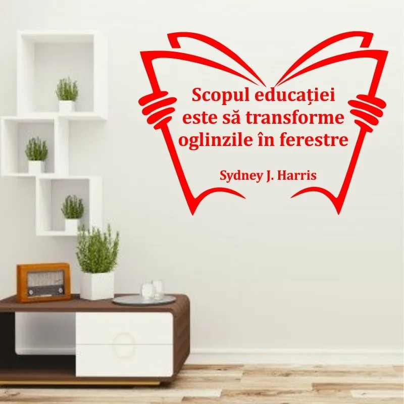 Sticker perete Scopul educatiei