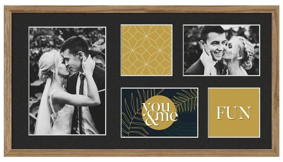 Ramă foto 29x53 cm Kyoto Black – Styler