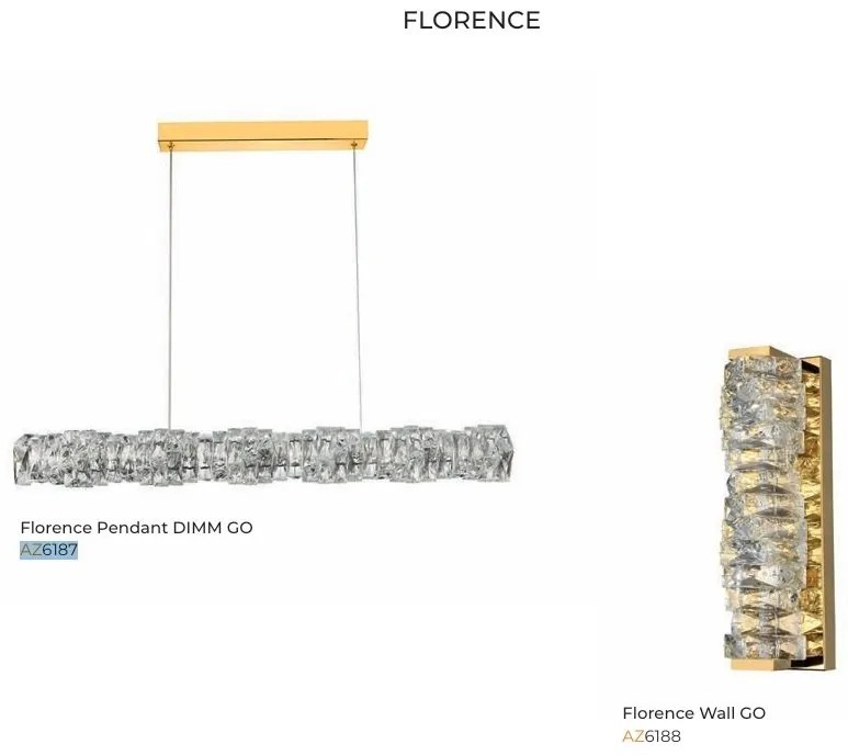 Lustra suspendata LED FLORENCE DIMM