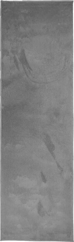 vidaXL Covor „OVIEDO”, fire scurte, antracit, 80x250 cm