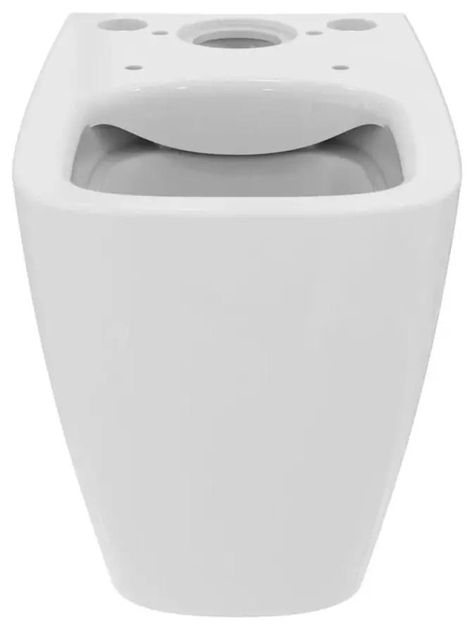 Vas WC pe pardoseala Ideal Standard I.life S, Compact rimless, alb - T459601