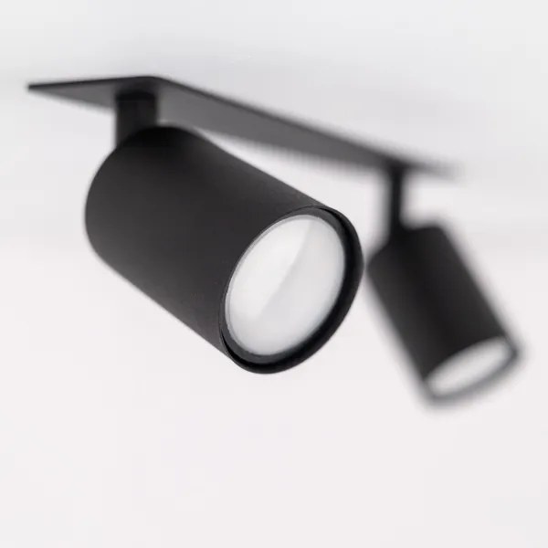 Spot încastrat NEX 2xGU10/10W/230V negru