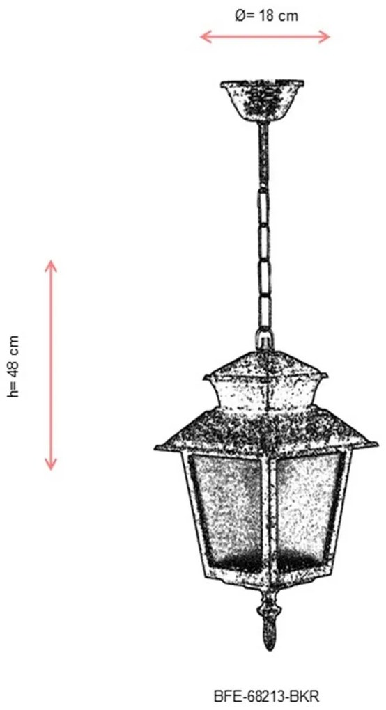 Lustra de exterior 68213 Maro 48x18 cm