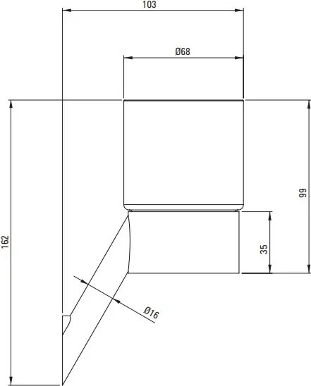 SILIA Pahar cu suport ADI_R911 Finisaj: auriu periat