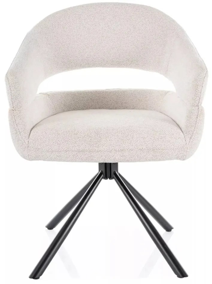 Scaun Borgo bej/negru Raven22