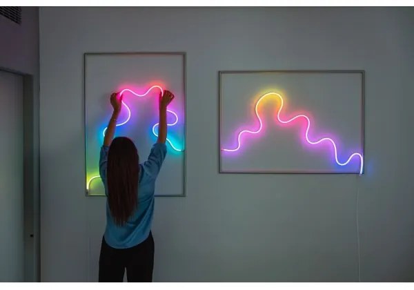 Twinkly TWFL300STW-WEU - bandă LED RGB flexibilă, reglabilă, 300 LED, 3 m, Wi-Fi