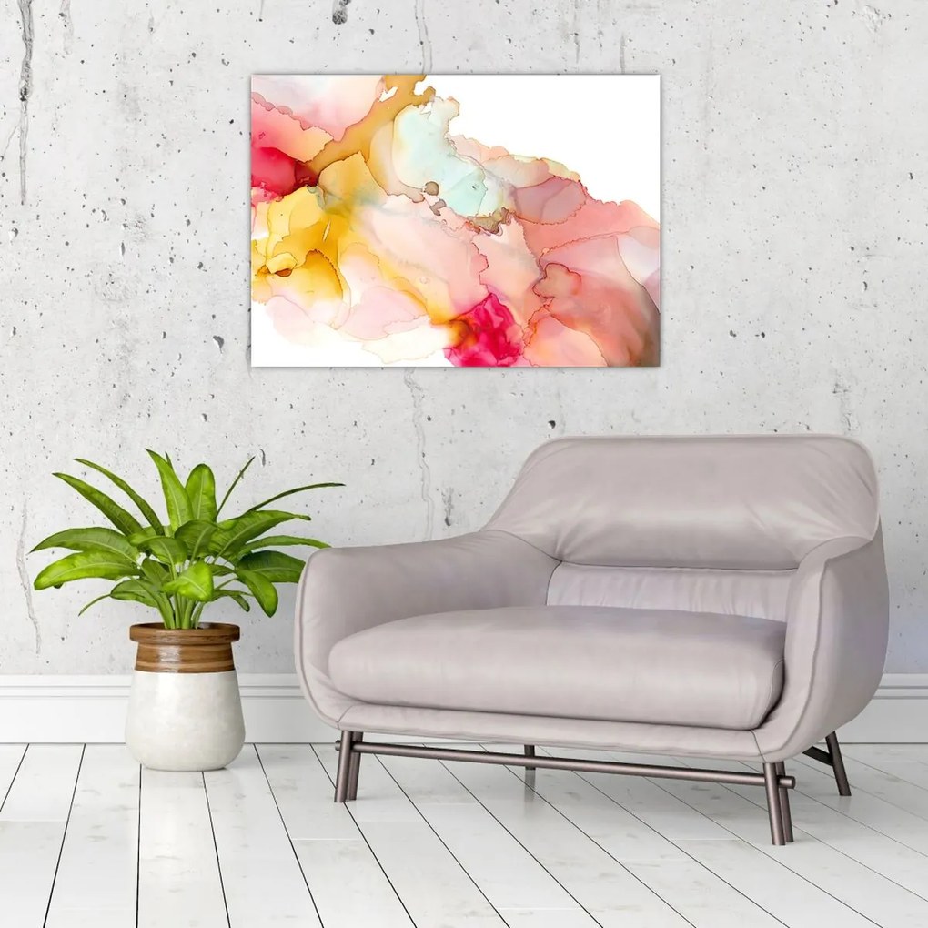 Tablou - Abstract din cerneală (70x50 cm)