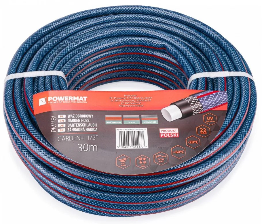 Furtun de grădină GARDEN+ 1/2" 30m