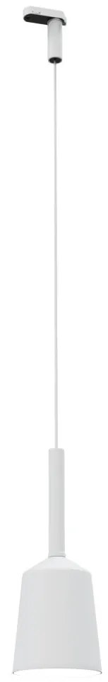 Pendul pentru sina trifazata MAXLIGHT, TULIPE alb