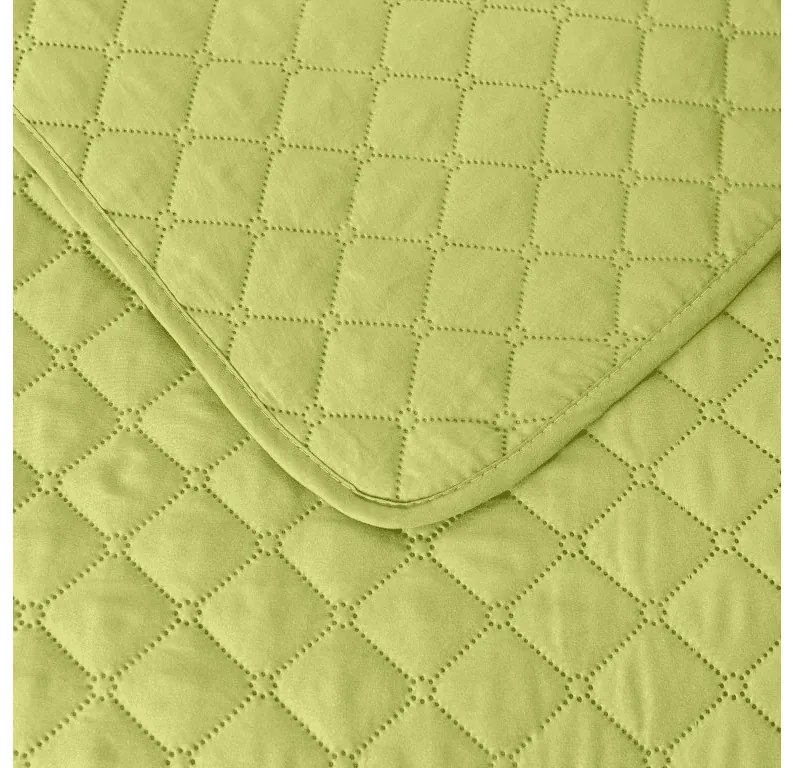 Cuvertura de pat cu model LANTA, fistic Dimensiune: 220 x 240 cm