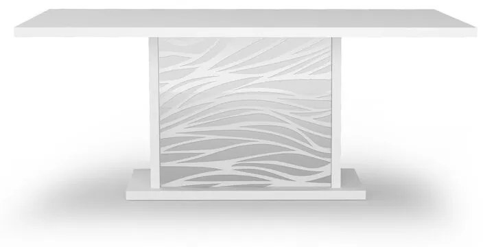 Masa extensibila Stanley, alb, 180/225 x 76 cm