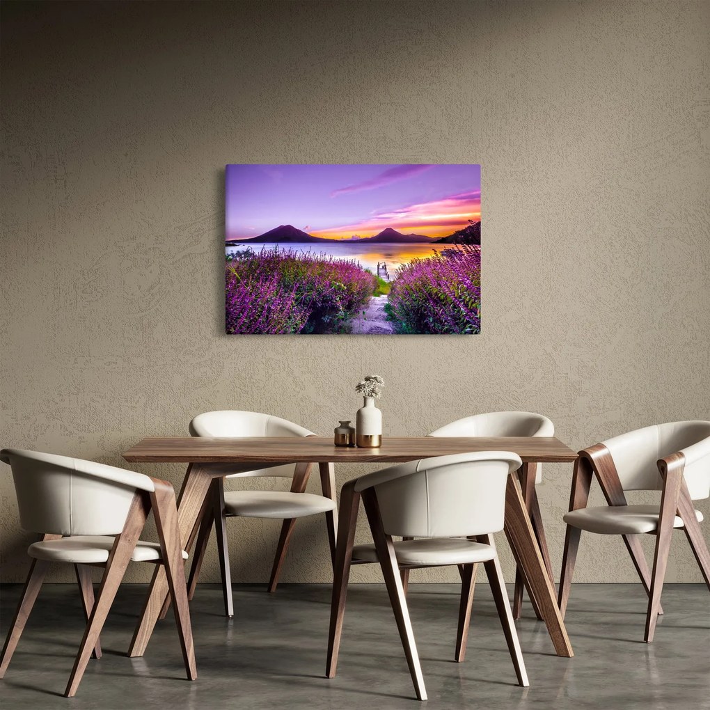 Tablou cu lac (90x60 cm)