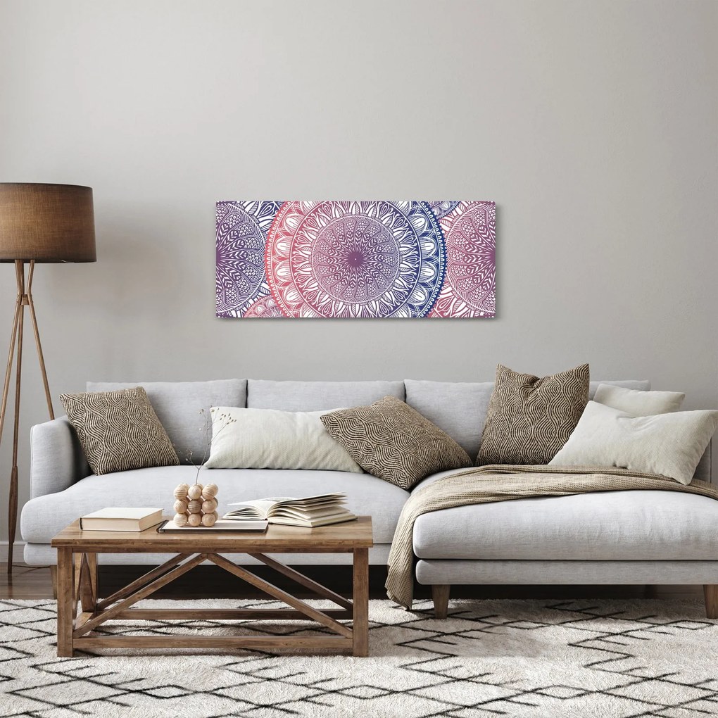 Tablou din mandale (120x50 cm)