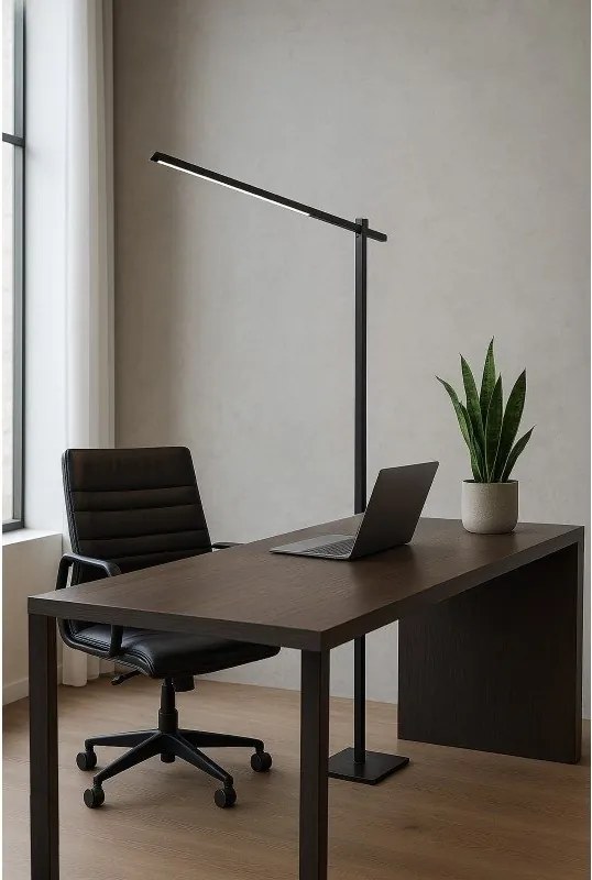 Lampa LED de podea stil minimalist ONTARIO BK DIMM SWITCH