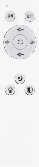 Plafonieră LED dimabilă SONNY LED/18W/230V Globo 41586-18 + telecomandă