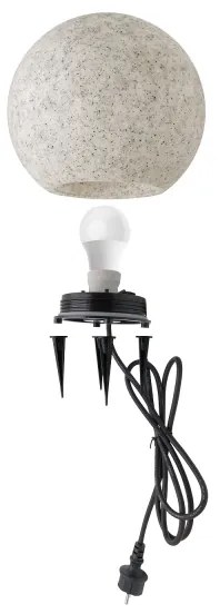Corp de iluminat decorativ de exterior GARDEN BALL 1xE27/40W/230V IP65 d. 28 cm