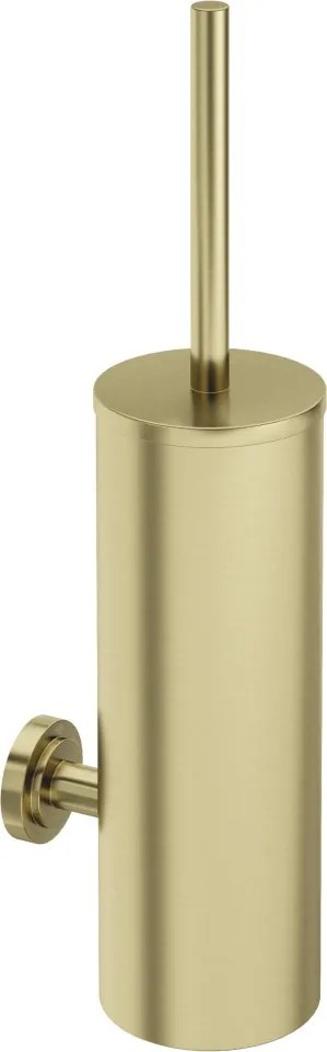 🚽 Perie de toaletă TEMISTO, montaj pe perete, finisaj alamă șlefuită – Cod ADT_M721