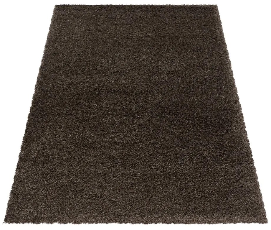 Covor maro închis 60x110 cm Fluffy – Ayyildiz Carpets