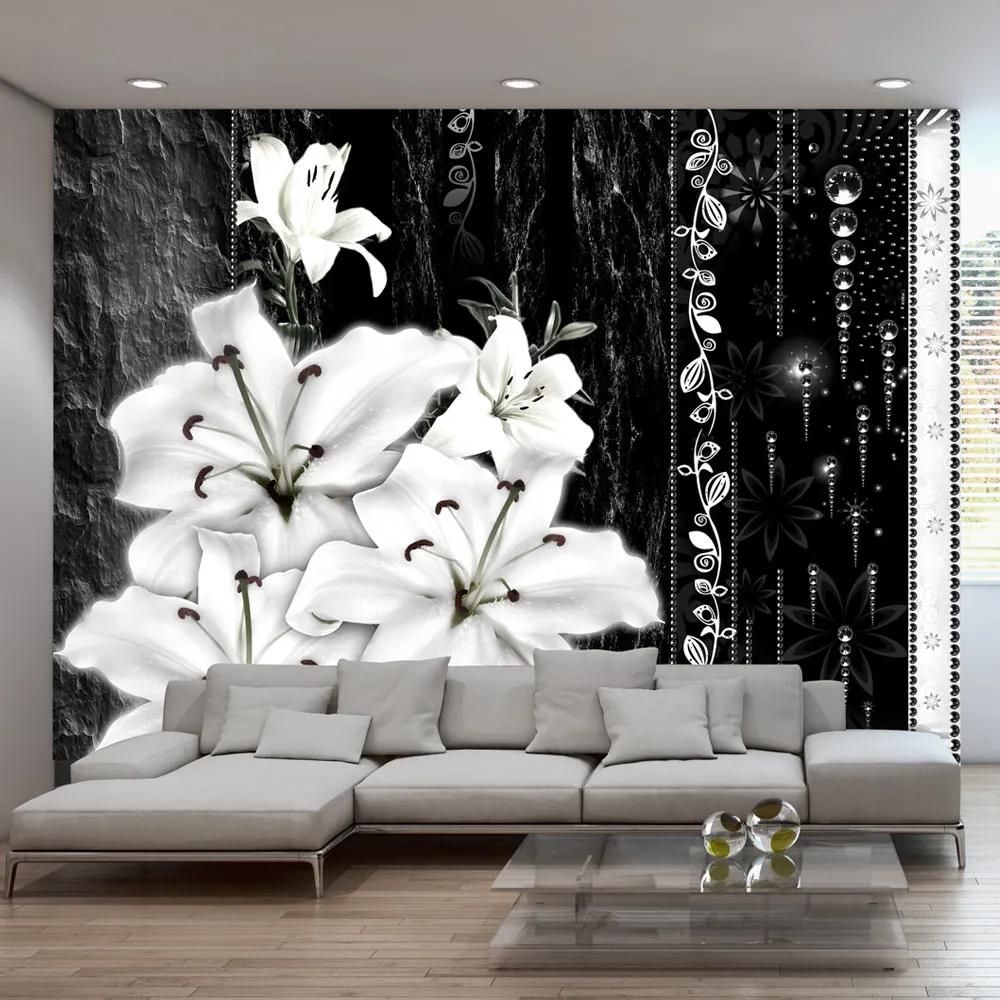 Fototapet Bimago - Crying lilies + Adeziv gratuit 400x280 cm