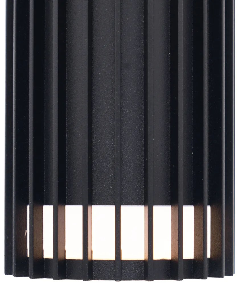 Plafonieră de exterior cu design negru IP44 - Boris