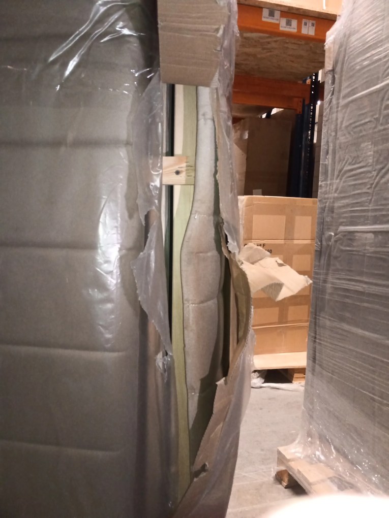 OFERTA Pat tapițat COMFINO VELVET cu pat suplimentar 120x200 cm crem II. calitate