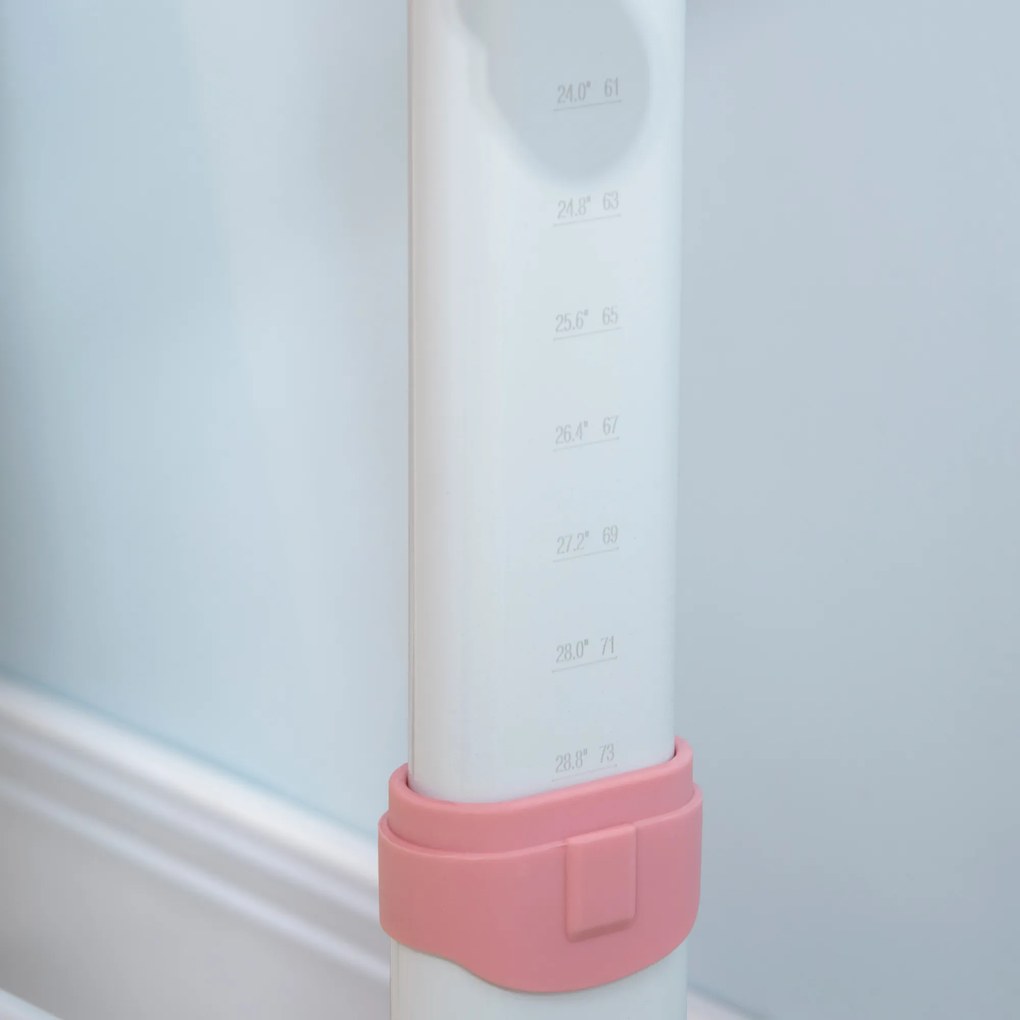 HOMCOM Set de Birou și Scaun pentru Copii de la 3 Ani Reglabil, Masă Inclinabilă 60° cu Sertar și Rafturi, Roz | Aosom Romania