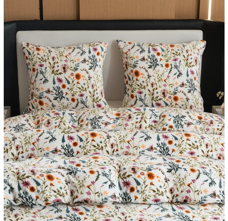 Lenjerie cocolino HERBALIS crem Dimensiune lenjerie de pat: 70 x 90 cm | 140 x 200 cm