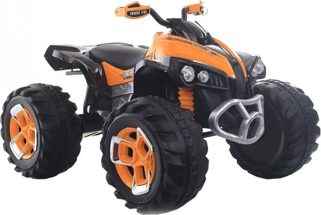 ATV Electric cu acumulator pentru copii NOVOKIDS™ Mountain Rider , Cu telecomanda, Faruri luminoase fata-spate, 3-8 ani , max 30 kg , 12V, Mp3/USB, 2