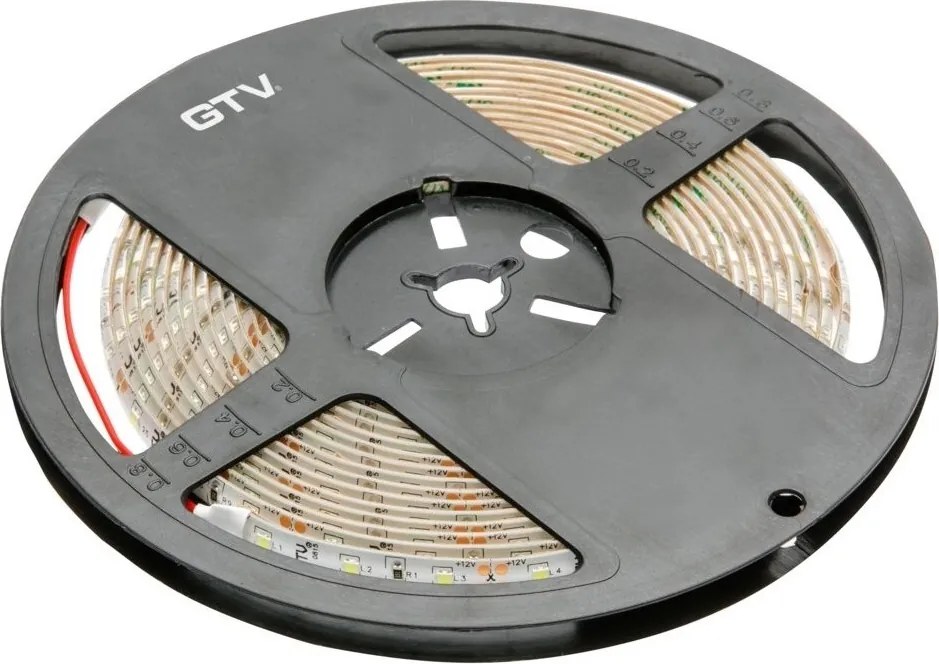 Bandă LED Flash GTV pentru mobilier, lumină rece, 60 LED m, 290 lm m, 3,7 W m, 12V, IP65, 5 m Alb rece, 3.7 W/m, 12 V, LED Flash, 290 lm/m, 8 mm