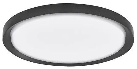 Plafoniera LED moderna design slim 46cm TROY negru NVL-9053592