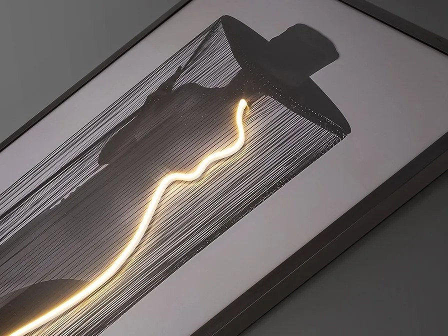 Tablou de perete decorativ cu iluminat Diva