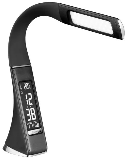 Lampă LED de masă dimabilă cu afișaj PELLE LED/7W/230V negru Brilagi