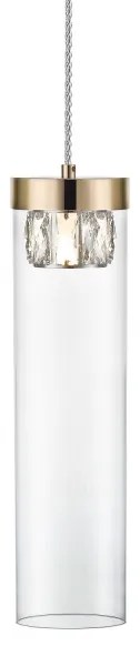 Lustră de cristal pe cablu GEM 1xG9/28W/230V Zuma Line P0389-01D-F7AC