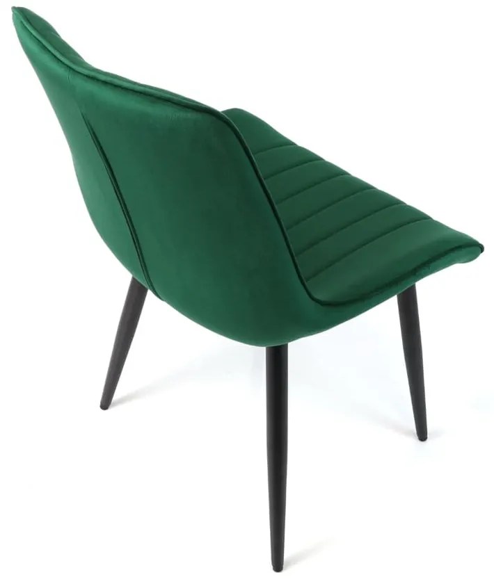 Scaun de bucaterie Rowena, verde închis