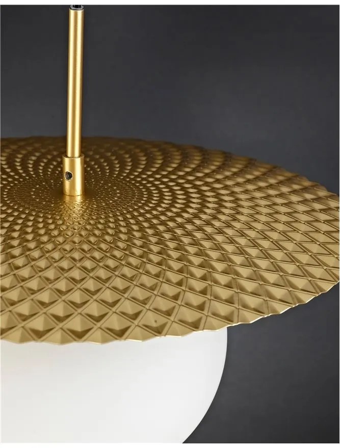 Pendul design modern decorativ Obbit auriu NVL-9988381