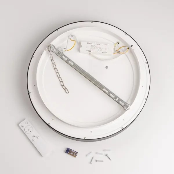 Plafonieră LED dimabilă LED/40W/230V 3000-6500K neagră Brilagi + telecomandă