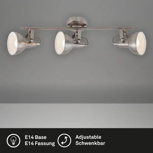 Lampă spot 3xE14/40W/230V, crom mat